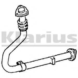 KLARIUS 130161 Труба вихлопного газу