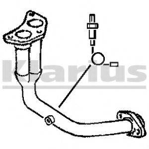 KLARIUS 301008 Труба вихлопного газу