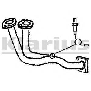 KLARIUS 301066 Труба вихлопного газу