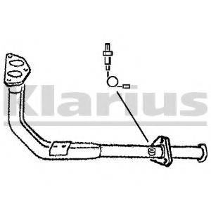KLARIUS 301220 Труба вихлопного газу