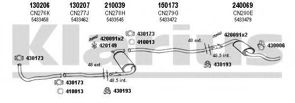 KLARIUS 330298E Система випуску ОГ