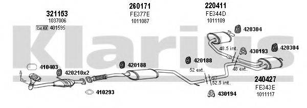 KLARIUS 361263E Система випуску ОГ