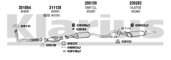 KLARIUS 390956E Система випуску ОГ