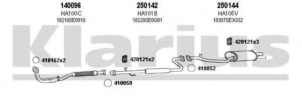 KLARIUS 420042E Система випуску ОГ