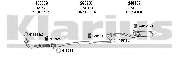 KLARIUS 420070E Система випуску ОГ