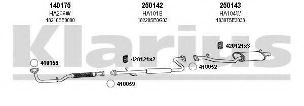 KLARIUS 420101E Система випуску ОГ