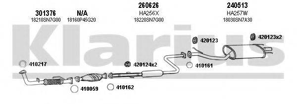 KLARIUS 420147E Система випуску ОГ