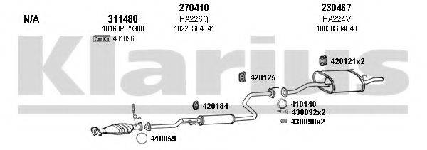 KLARIUS 420157E Система випуску ОГ