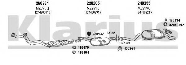 KLARIUS 600322E Система випуску ОГ