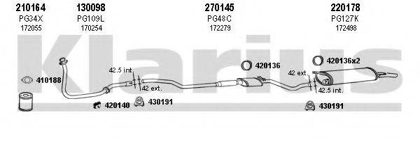 KLARIUS 630023E Система випуску ОГ