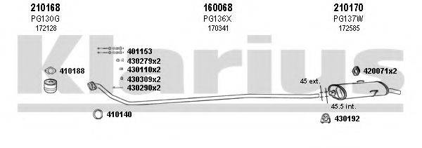 KLARIUS 630064E Система випуску ОГ