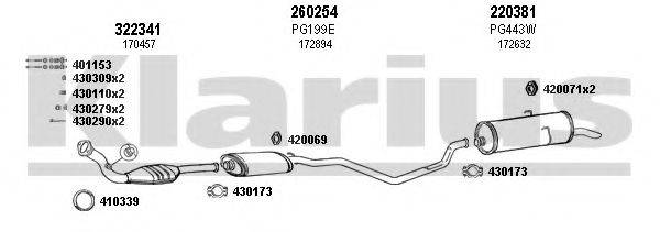KLARIUS 630240E Система випуску ОГ