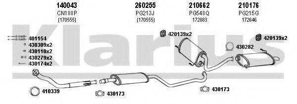 KLARIUS 630275E Система випуску ОГ