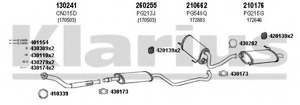 KLARIUS 630279E Система випуску ОГ