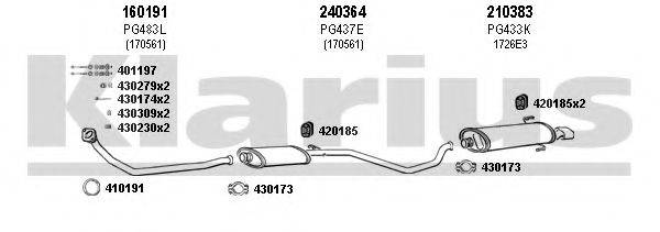 KLARIUS 630318E Система випуску ОГ