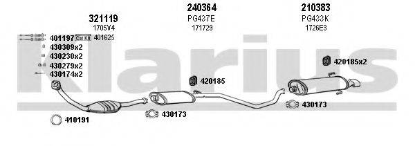KLARIUS 630320E Система випуску ОГ
