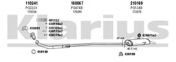 KLARIUS 630376E Система випуску ОГ