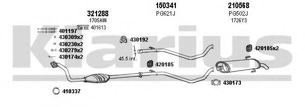 KLARIUS 630589E Система випуску ОГ
