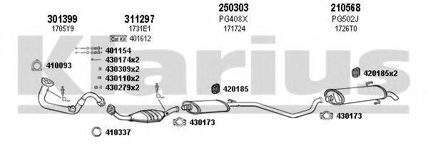 KLARIUS 630602E Система випуску ОГ