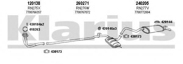 KLARIUS 720086E Система випуску ОГ