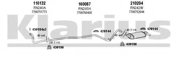 KLARIUS 720091E Система випуску ОГ
