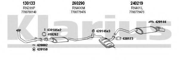 KLARIUS 720182E Система випуску ОГ