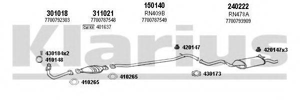 KLARIUS 720312E Система випуску ОГ