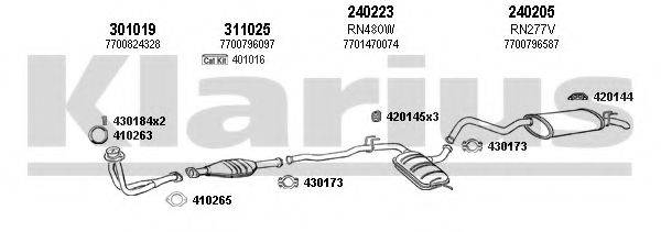 KLARIUS 720328E Система випуску ОГ