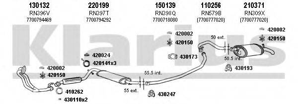 KLARIUS 720390E Система випуску ОГ