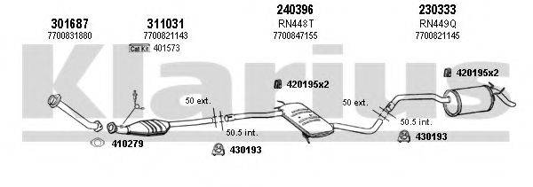 KLARIUS 720410E Система випуску ОГ