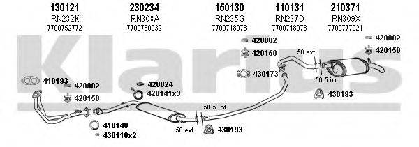 KLARIUS 720471E Система випуску ОГ
