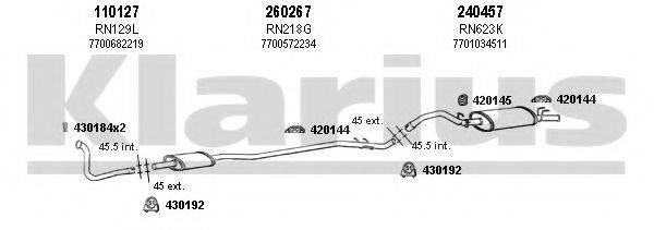 KLARIUS 720581E Система випуску ОГ