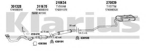 KLARIUS 900382E Система випуску ОГ