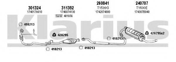 KLARIUS 900396E Система випуску ОГ