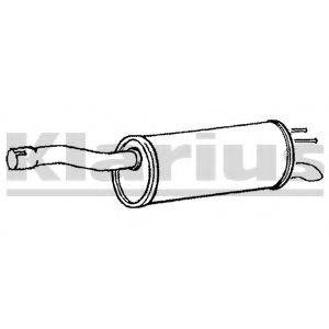 KLARIUS 220730 Глушник вихлопних газів кінцевий