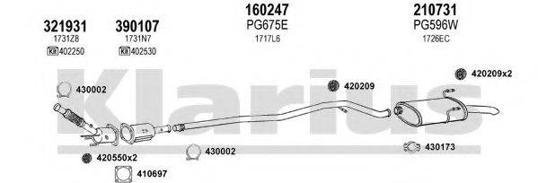 KLARIUS 630752E Система випуску ОГ