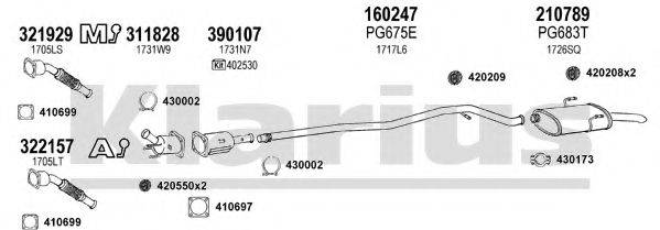 KLARIUS 630759E Система випуску ОГ