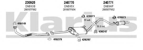 KLARIUS 270477E Система випуску ОГ