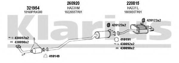 KLARIUS 420212E Система випуску ОГ