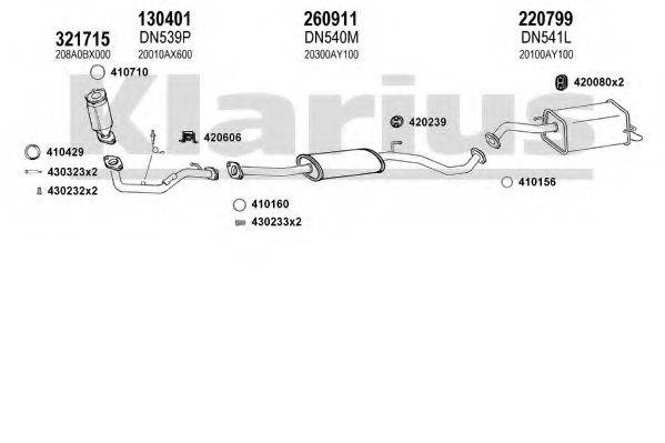KLARIUS 270456E Система випуску ОГ
