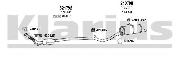 KLARIUS 630773E Система випуску ОГ