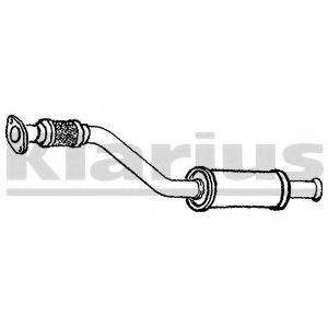 KLARIUS 210816 Середній глушник вихлопних газів