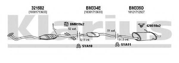 KLARIUS 060283U Система випуску ОГ