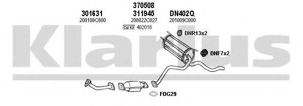 KLARIUS 270288U Система випуску ОГ