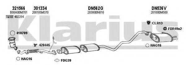 KLARIUS 270487U Система випуску ОГ