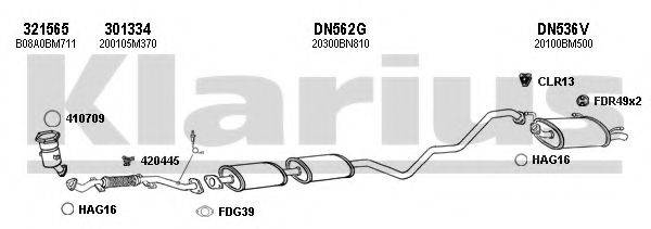 KLARIUS 270495U Система випуску ОГ