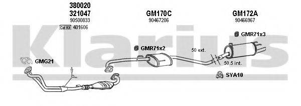 KLARIUS 390660U Система випуску ОГ