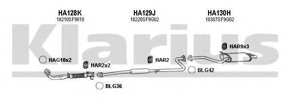 KLARIUS 420054U Система випуску ОГ