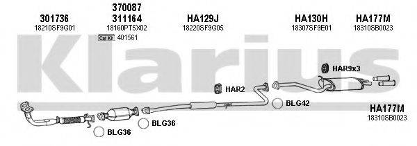 KLARIUS 420093U Система випуску ОГ