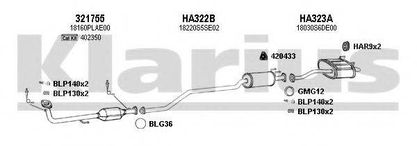 KLARIUS 420206U Система випуску ОГ